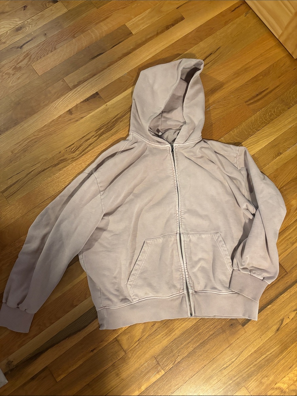 SKIMS Mauve Zip-Up Hoodie